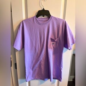 Lavender Short Sleeve Tee with Pocket